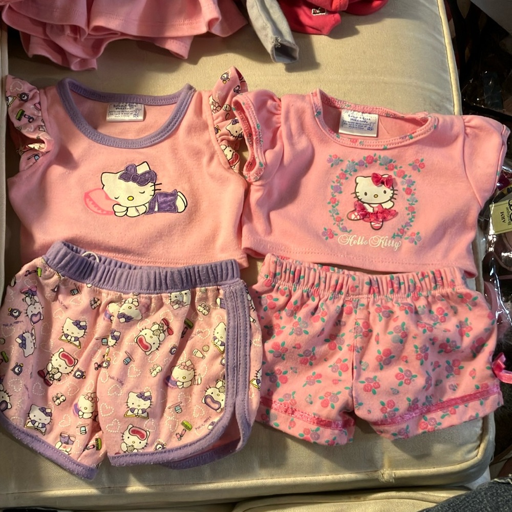 Build A Bear Hello Kitty Clothing Lot